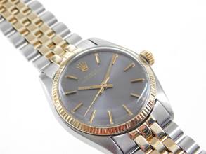 ロレックス オイスターパーペチュアル 18Kイエローゴールド ステンレス 31mm 70年代 レア ステンレス ゴールド ジュビリーバンド フルレングス