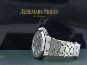 Thumbnail von Audemars Piguet Royal Oak 26320st Black Chronograph 41mm Like New 2014