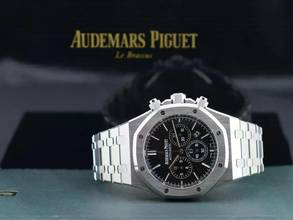Thumbnail von Audemars Piguet Royal Oak 26320st Black Chronograph 41mm Like New 2014