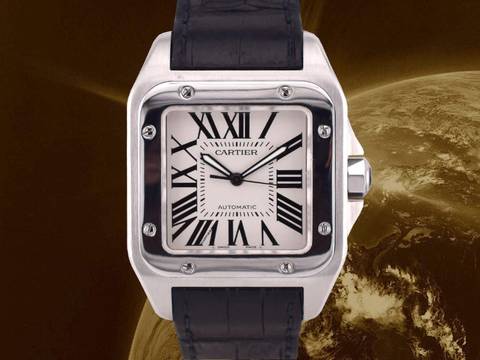 Cartier Santos 100 Xl Ref. 2656 Automatic Full Set