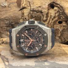 Thumbnail von Audemars Piguet Royal Oak Offshore Royal Oak Offshore Chrono 43 - FULLSET 2023 - Ref. 26420IO.OO.A009CA.01 first owner invoice - review papers guarantee FULLFULL SET