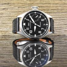 IWC 大型パイロットウォッチ Big Pilot IW500401 ブラックダイヤル - 自動巻き - 46MM - フリップクラスプ