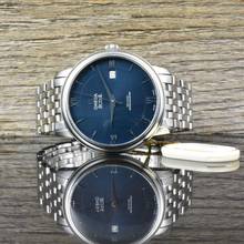 オメガ デ・ヴィル・プレステージ コアクシャル ブルーダイヤル - 40MM - 自動巻き - ステンレススチール