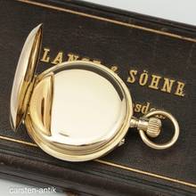 Thumbnail von A. Lange & Söhne 18k quality 1A diamond original box museum certificate beautiful condition 1891