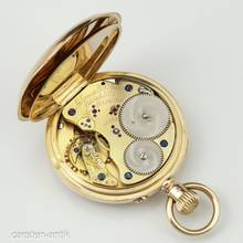 Thumbnail von A. Lange & Söhne 18k quality 1A diamond original box museum certificate beautiful condition 1891