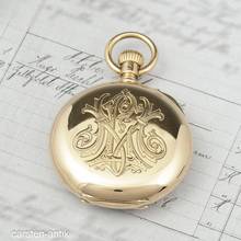 Thumbnail von A. Lange & Söhne 18k quality 1A diamond original box museum certificate beautiful condition 1891