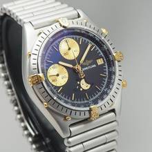 Thumbnail von Breitling Chronomat LUNA MOON Chronograph Stahl Relaux bracelet very RARE RARE Moonphase