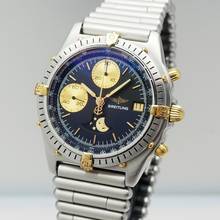  Breitling Chronomat LUNA MOON Chronograph Stahl Relaux bracelet very RARE RARE Moonphase 