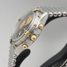 Thumbnail von Breitling Chronomat LUNA MOON Chronograph Stahl Relaux bracelet very RARE RARE Moonphase