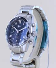 Thumbnail von Longines Spirit Flyback Chronograph Automatic 42mm Steel Band Black Dial B+P New