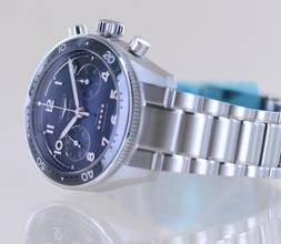 Thumbnail von Longines Spirit Flyback Chronograph Automatic 42mm Steel Band Black Dial B+P New