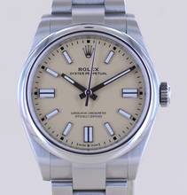 ロレックス オイスターパーペチュアル ベージュダイヤル リハウト サンド 41mm 134300 B+P