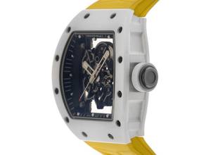 Thumbnail von Richard Mille RM 055 Ref.RM055 2020 Full Set Original Bubba Watson White Ceramic Rubber Folding Clasp