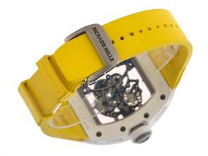 Thumbnail von Richard Mille RM 055 Ref.RM055 2020 Full Set Original Bubba Watson White Ceramic Rubber Folding Clasp