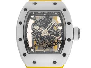 リチャード・ミル RM 055 Ref.RM055 2020 フルセット オリジナル ババ・ワトソン ホワイトセラミック ラバー フォールディングクラスプ