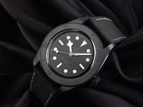 Thumbnail von Tudor Black Bay Ceramic Ref.M79210CNU-0001 2023 Full Set Unworn Black Bay Ceramic Leather Rubber Folding Clasp