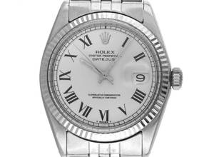 ロレックス Datejust Ref.1601 年1967年 ボックス＆説明書付き オリジナル ヴィンテージ 未研磨 Datejust ステンレス 18kt ホワイトゴールド バックリー ダイヤル ジュビリーブレスレット