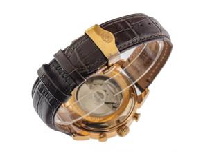 Thumbnail von Bulova Accutron Gemini C969844 Year 2000 Full Set original Vintage Unpolished Accutron Gemini Chronograph Crocodile Leather Folding Clasp