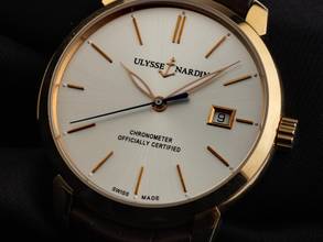 Thumbnail von Ulysse Nardin San Marco Classico Ref.8156-111 Year 2012 original box original vintage unpolished San Marco Classico 18kt yellow gold