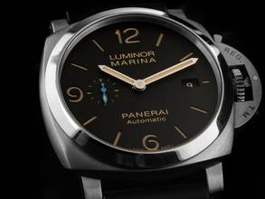 Thumbnail von Panerai Luminor Marina Ref.PAM01312 Year 2017 Full Set original Vintage Unpolished Luminor Marina Rubber Strap