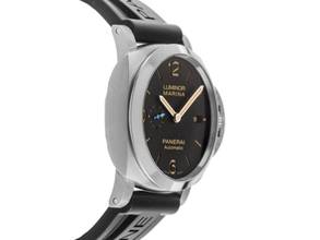 Thumbnail von Panerai Luminor Marina Ref.PAM01312 Year 2017 Full Set original Vintage Unpolished Luminor Marina Rubber Strap