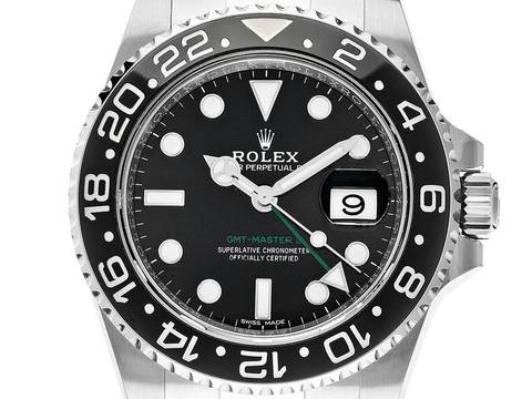  Rolex GMT-Master II Ref.116710LN Bj.2010 Box&Beschreibung sehr gut Vintage GMT Master II Oyster Armband 