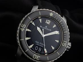 Thumbnail von Blancpain Fifty Fathoms Grande Date Ref.5050 12B30 B52A Year 2025 Full Set Unworn Fifty Fathoms Grande Date