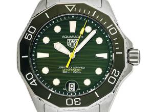TAG Heuer Aquaracer 300M Professional 300 Ref.WBP5116.BA0013 2025 フルセット 未使用 Aquaracer Professional 300 Date グリーンダイヤル