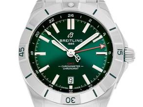 Breitling Chronomat GMT Ref.A32398101L1A1 Year 2026 Full Set Unworn Chronomat GMT Green Dial