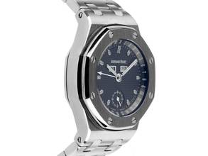 Thumbnail von Audemars Piguet Royal Oak Offshore Ref.25807ST Year 1999 Full Set original Vintage Unpolished Royal Oak Offshore Full Calendar Blue