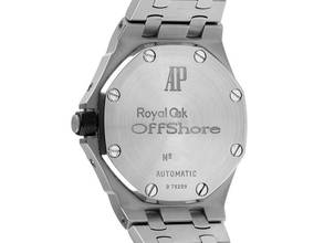 Thumbnail von Audemars Piguet Royal Oak Offshore Ref.25807ST Year 1999 Full Set original Vintage Unpolished Royal Oak Offshore Full Calendar Blue