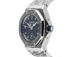 Thumbnail von Audemars Piguet Royal Oak Offshore Ref.25807ST Year 1999 Full Set original Vintage Unpolished Royal Oak Offshore Full Calendar Blue