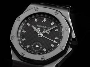 Thumbnail von Audemars Piguet Royal Oak Offshore Ref.25807ST Year 1999 Full Set original Vintage Unpolished Royal Oak Offshore Full Calendar Blue