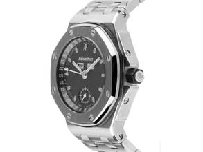Thumbnail von Audemars Piguet Royal Oak Offshore Ref.25807ST Year 1999 Full Set original Vintage Unpolished Royal Oak Offshore Full Calendar Blue
