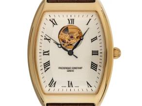Frederique Constant Art Deco Heartbeat Ref.FC-310M4T5 Bj.2005 Full Set original Vintage Unpoliert Art Deco Heartbeat