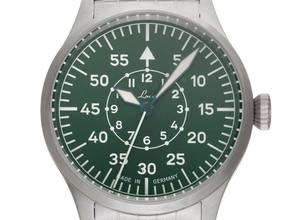 Laco フリーガーウォッチ カールスルーエ グリーン Ref.862142_1002 フルセット 新品 フリーガーウォッチ カールスルーエ プロ グリーンダイヤル