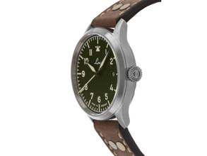 Thumbnail von Laco Pilot Watch Stuttgart Pro Ref.862141_1556 Full Set New Pilot Watch Stuttgart Pro Green Dial