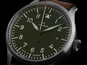Thumbnail von Laco Pilot Watch Stuttgart Pro Ref.862141_1556 Full Set New Pilot Watch Stuttgart Pro Green Dial