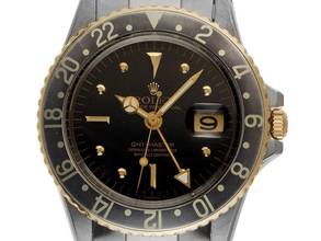 ロレックス GMTマスター ニップルダイヤル Ref.1675 年代1970 フルセット オリジナル ビンテージ 未研磨 GMTマスター ステンレス 18ktイエローゴールド ニップルダイヤル オイスターブレスレット マッチングナンバー