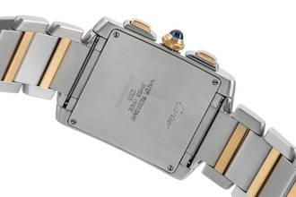 Thumbnail von Cartier Tank Française Steel Gold Chronoflex Chronograph Ref. W51004Q4 Box