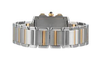 Thumbnail von Cartier Tank Française Steel Gold Chronoflex Chronograph Ref. W51004Q4 Box
