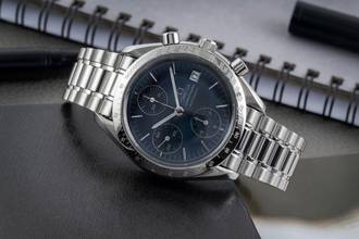 Thumbnail von Omega Speedmaster Date Chronograph Steel Automatic Men's Watch Ref. 3511.80.00