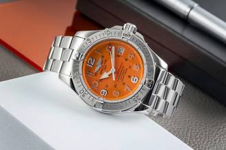 Thumbnail von Breitling Superocean Steel Automatic Men's Watch Ref. A17360 Papers 2013