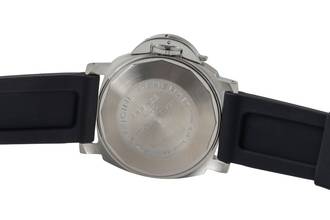 Thumbnail von Panerai Luminor GMT Steel Automatic Men's Watch Ref. PAM00159
