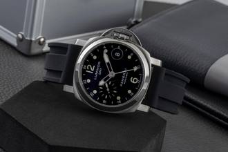 Thumbnail von Panerai Luminor GMT Steel Automatic Men's Watch Ref. PAM00159