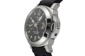 Thumbnail von Panerai Luminor GMT Steel Automatic Men's Watch Ref. PAM00159