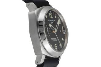 Thumbnail von Panerai Luminor GMT Steel Automatic Men's Watch Ref. PAM00159