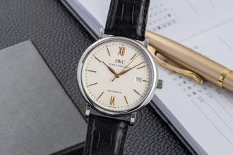 Thumbnail von IWC Portofino stainless steel automatic men's watch ref. IW356517
