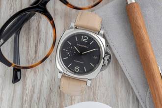 Thumbnail von Panerai Luminor Due 3 Days stainless steel automatic men's watch Ref. PAM00903 B&P 2020