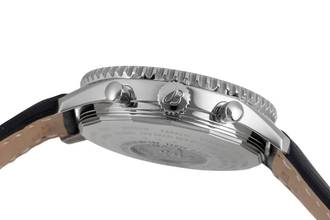 Thumbnail von Breitling Navitimer World GMT Chronograph stainless steel automatic Ref. A24322